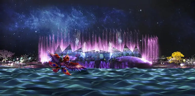 nhạc nước wings of time