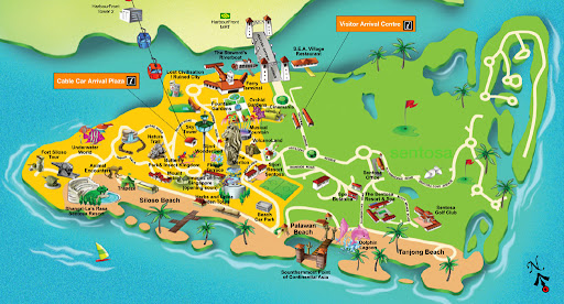 sentosa island map pdf