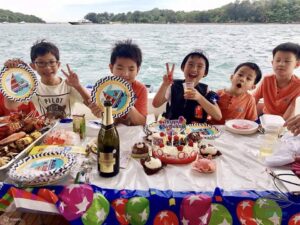 yacht birthday party singapore