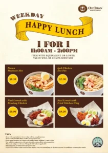 old town menu singapore