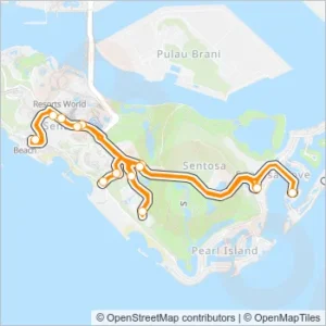 sentosa bus b route map