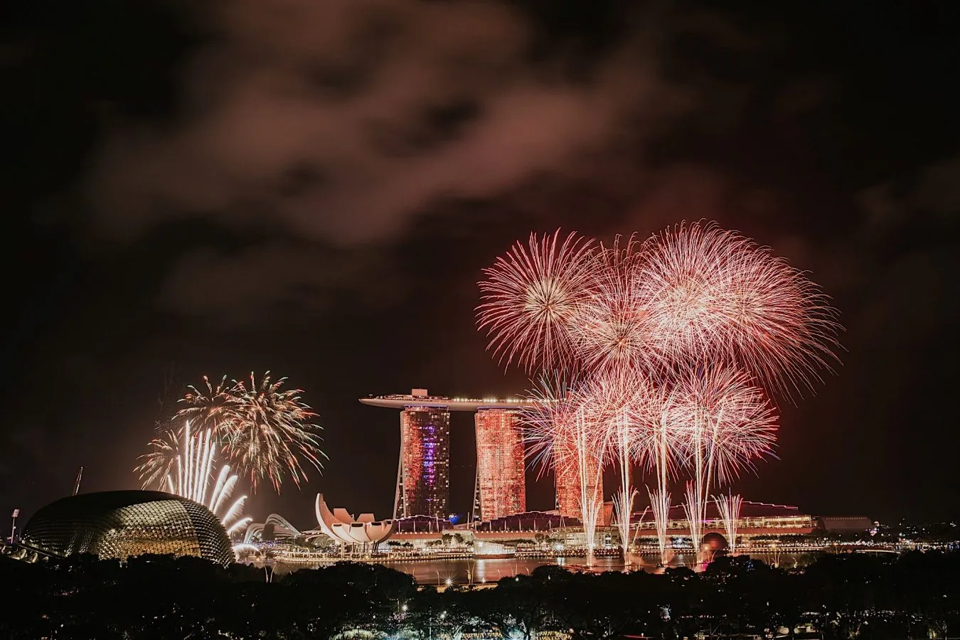 singapore new year fireworks 2023
