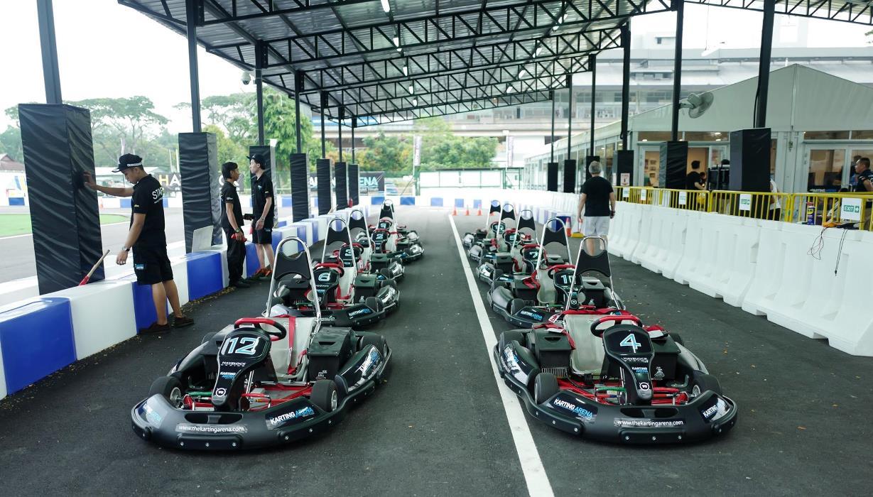 the karting arena