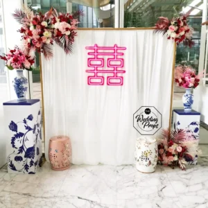 wedding backdrop rental singapore
