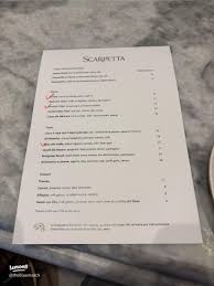 scarpetta menu
