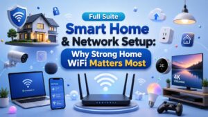 Full Suite Smart Home & Network Setup: Why Strong Home WiFi Matters Most
